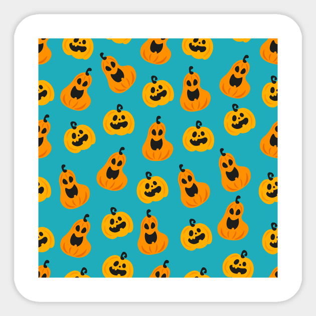 Pumpkin Halloween Face Gift Sticker by nicholsoncarson4